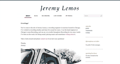Desktop Screenshot of jeremylemos.com